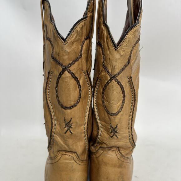 Vintage Dan Post Palamino Albany Boots “Cream” Men’s 11D main image 4